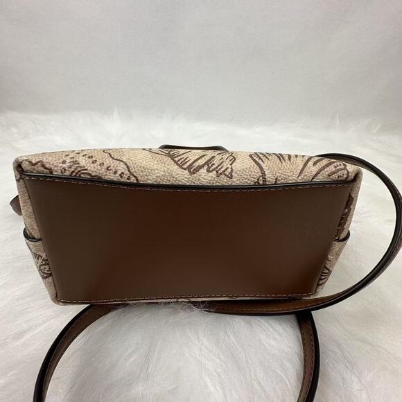 Coach City Mini Tote Bag In Signature Canvas With Shell Print CBM65 Gold/Sand - Picture 11 of 11